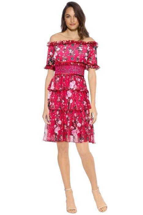 Tadashi Shoji Bonet Off The Shoulder Dress size 12 photo 2
