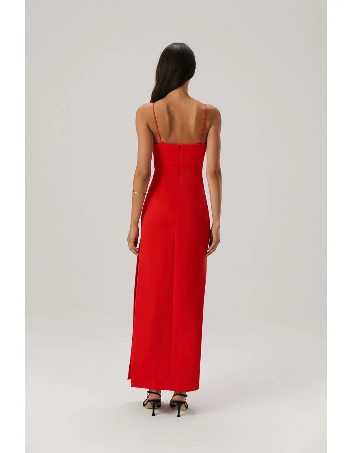 Misha Formal Dress Red Size 6 photo 3