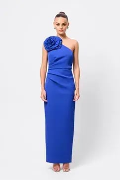 MOSSMAN DREAMSTATE MAXI DRESS / BLUE / SIZE 14 photo 2