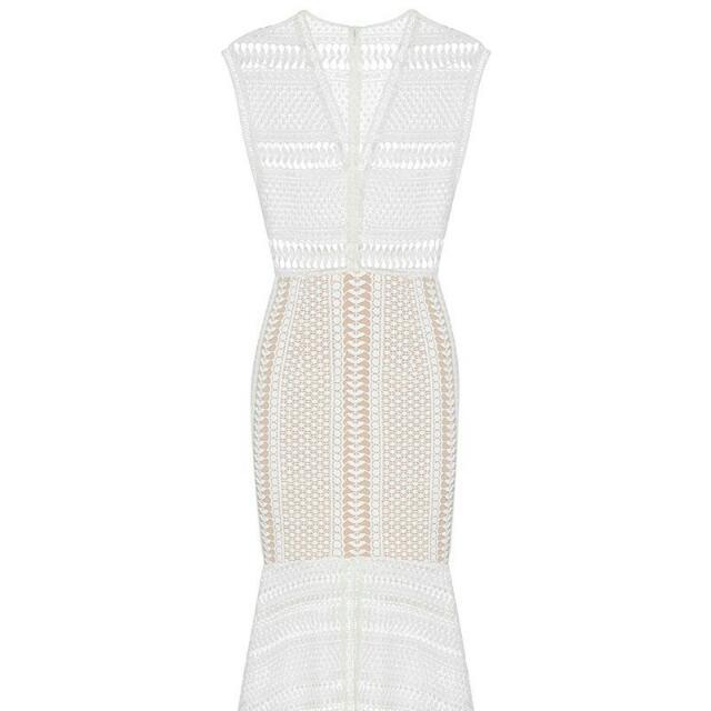Sheike Horizons White Lace Maxi Dress photo 3