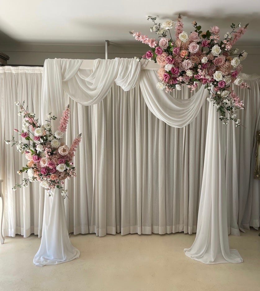 White Square Wedding Arbour photo 4