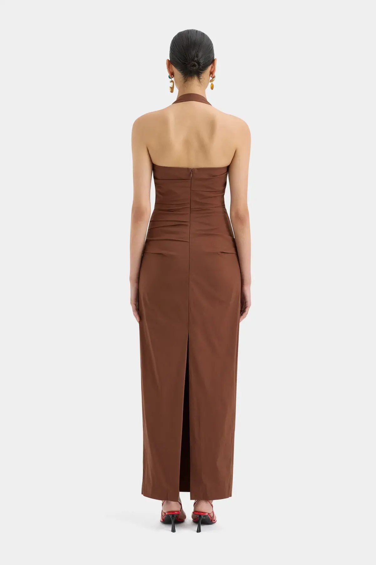 Sir the Label Nikki Gown Brown Size 8 photo 2