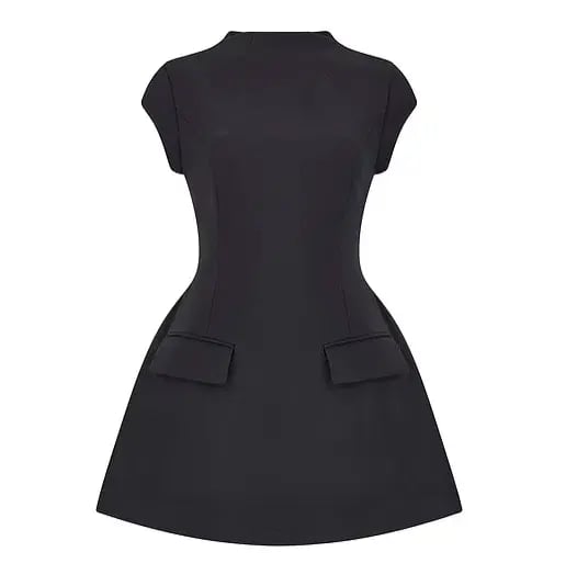 Odd Muse The Ultimate Muse Cap Sleeve Mini Dress in Black Size S/ AU 8 photo 5