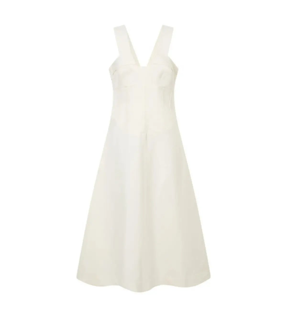 Oroton Bodice Detail Dress Cream Size 10 photo 2
