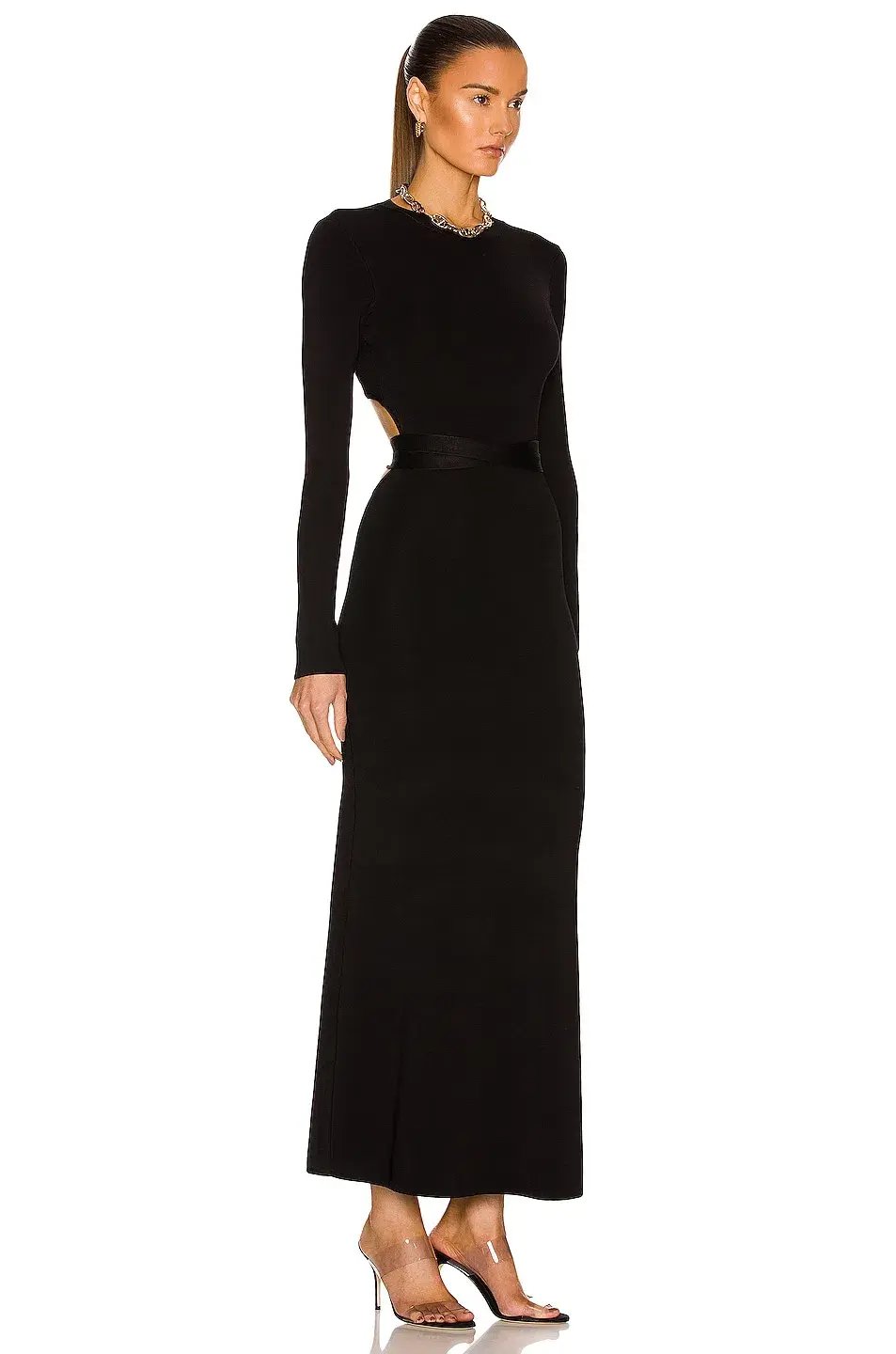 Sir The Label Georges Open Back Dress Black Size 3/AU 12 photo 2
