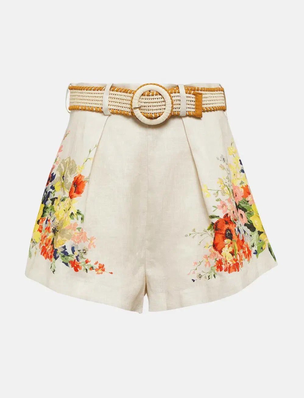 Zimmermann Alight Tuck Short Ivory Floral Size 0 / AU 8 photo 4