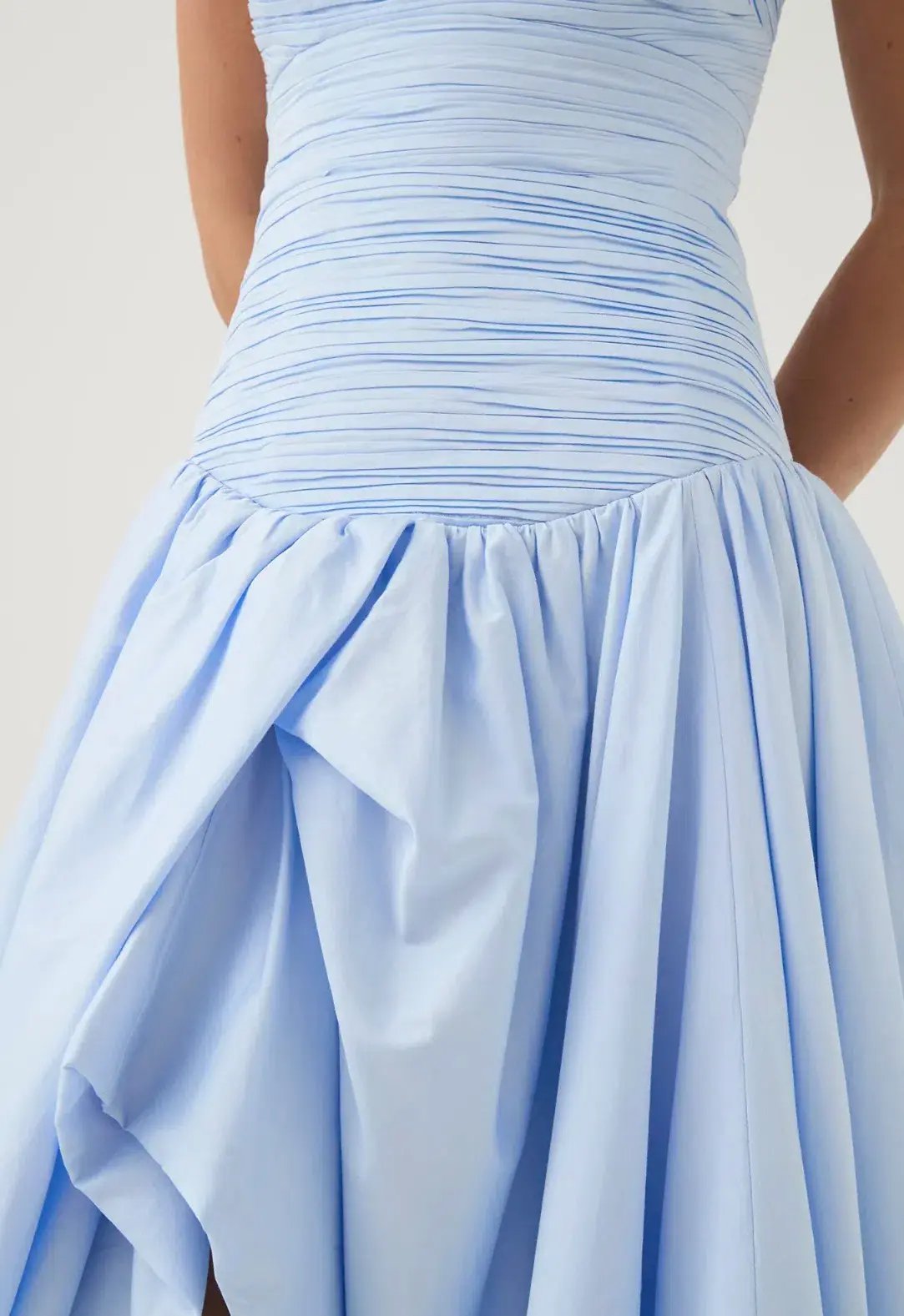 Aje Violette Bubble Hem Maxi Blue Size AU 8 photo 5