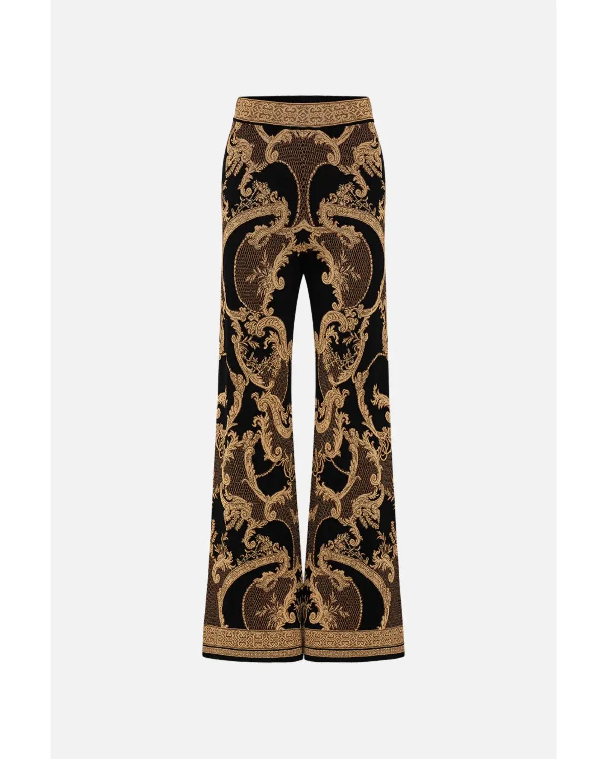 Camilla Flared Jacquard knit pant Magic in the Manuscripts Size AU 10 photo 4
