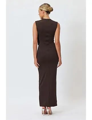 Bianca Bridgett AMARA MAXI DRESS Brown Size 12 photo 3