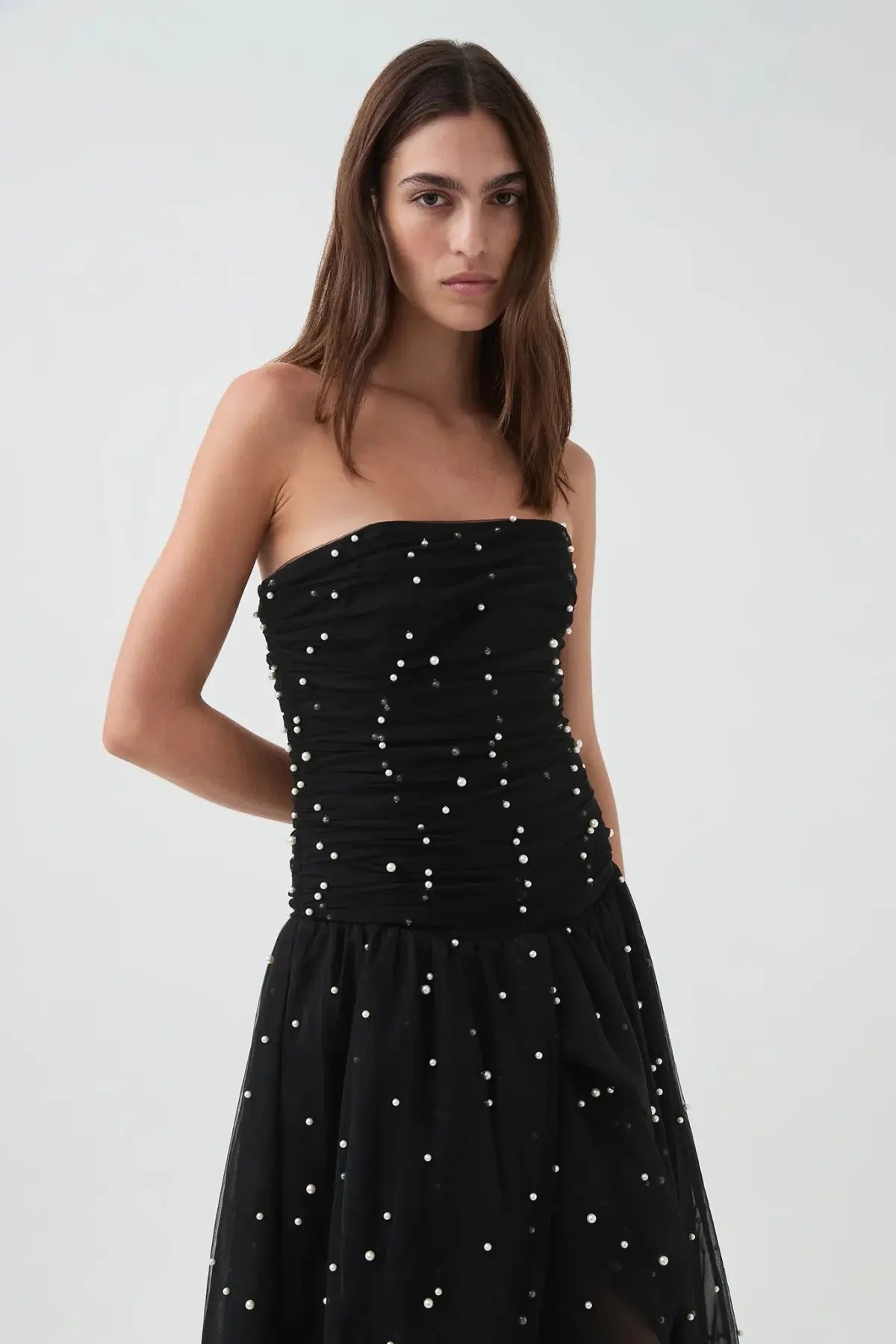 Aje Juniper Gown Black Size AU 8 photo 2