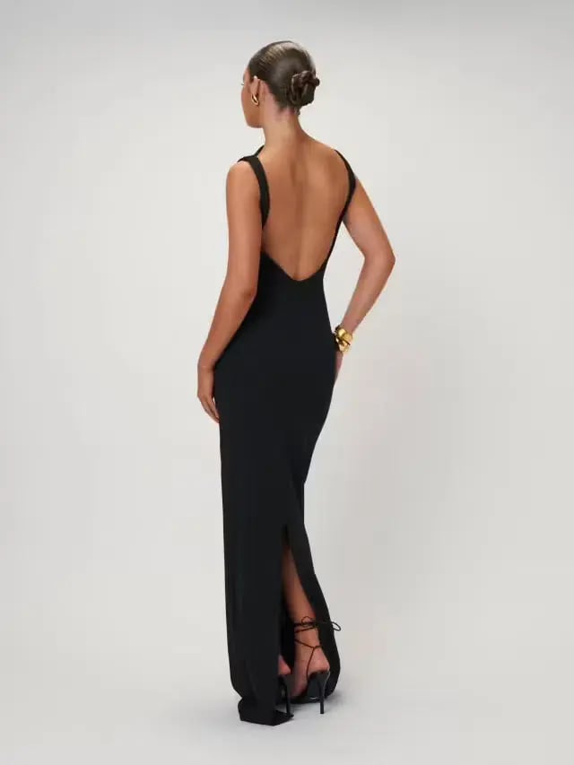 Effie Kats Verona Gown Black Size XS / Au 6 photo 4