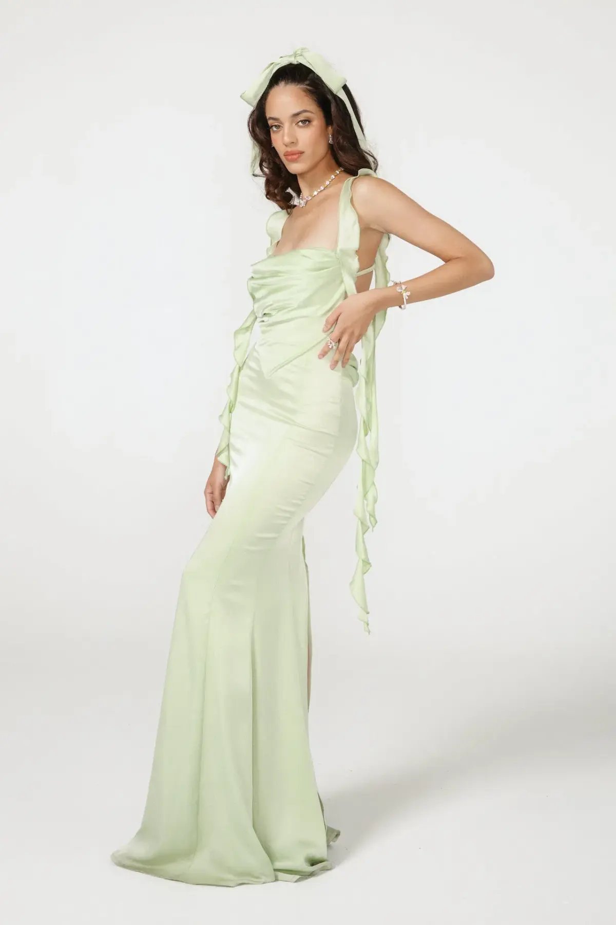 Nana Jacqueline Caroline Dress Green Size S / AU 6 photo 3