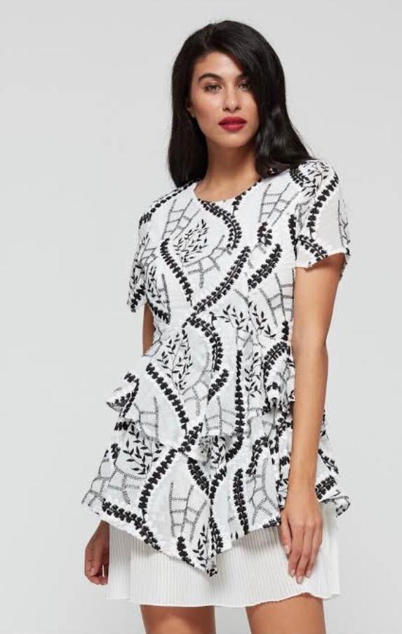 Mossman Climbing vine mini dress size 12 photo 3