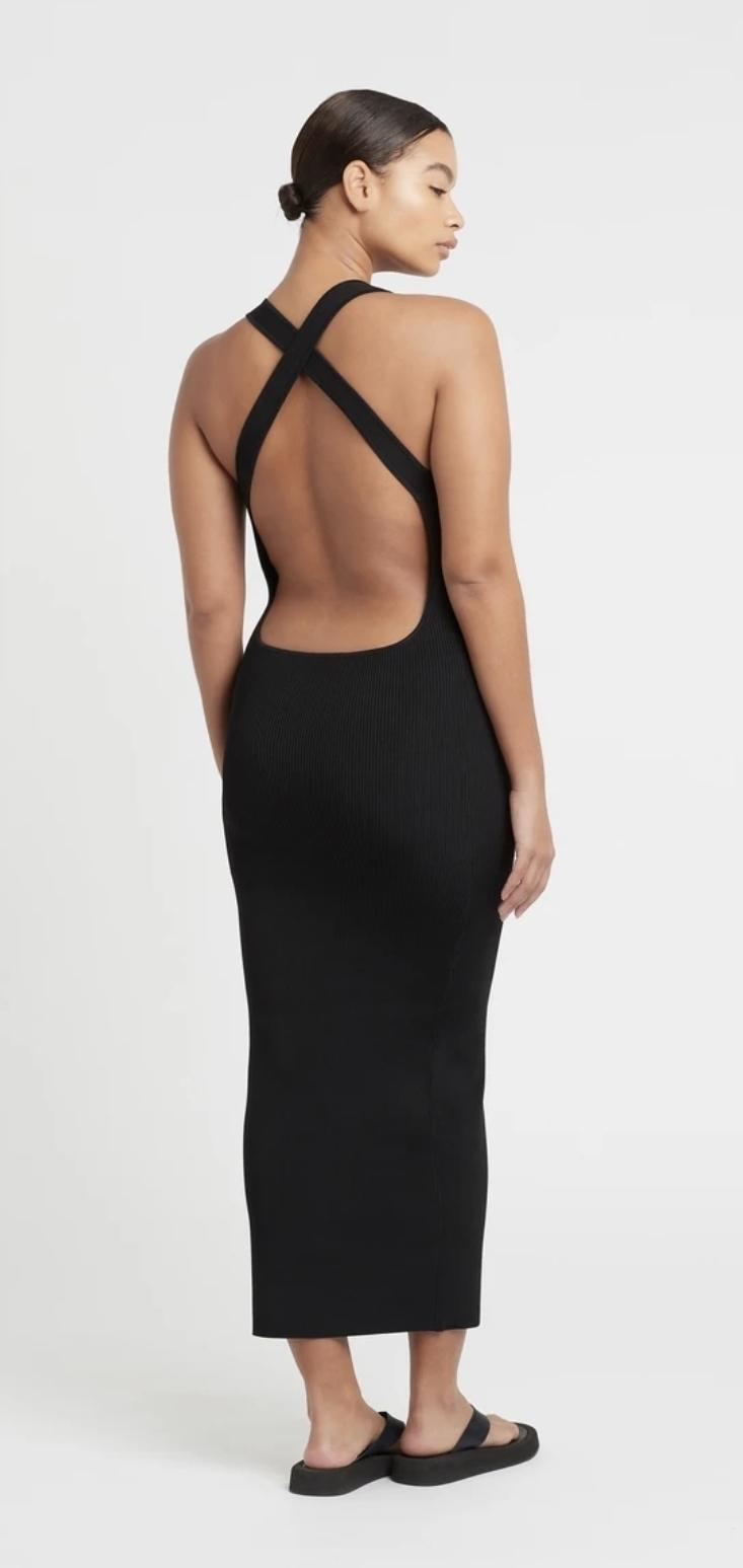 Sir The Label Marcelle Midi Dress Black Size 2 | AU 10 photo 3