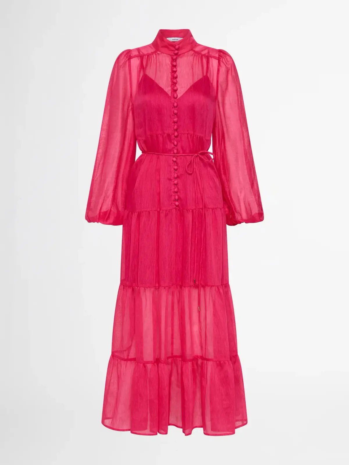 Sheike Kirra Maxi Dress Pink Size 14 photo 4