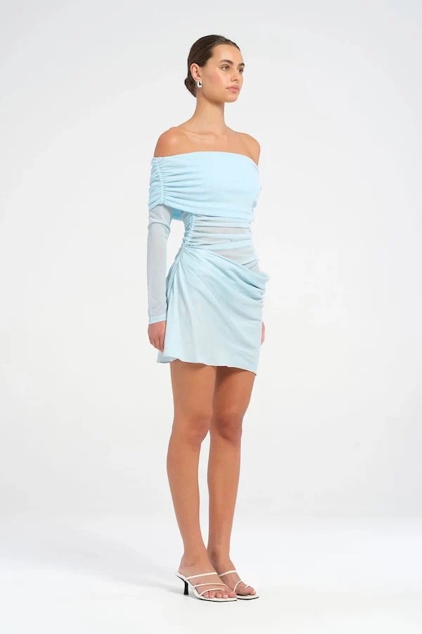 Benni Luca Mini Dress - Ice photo 2