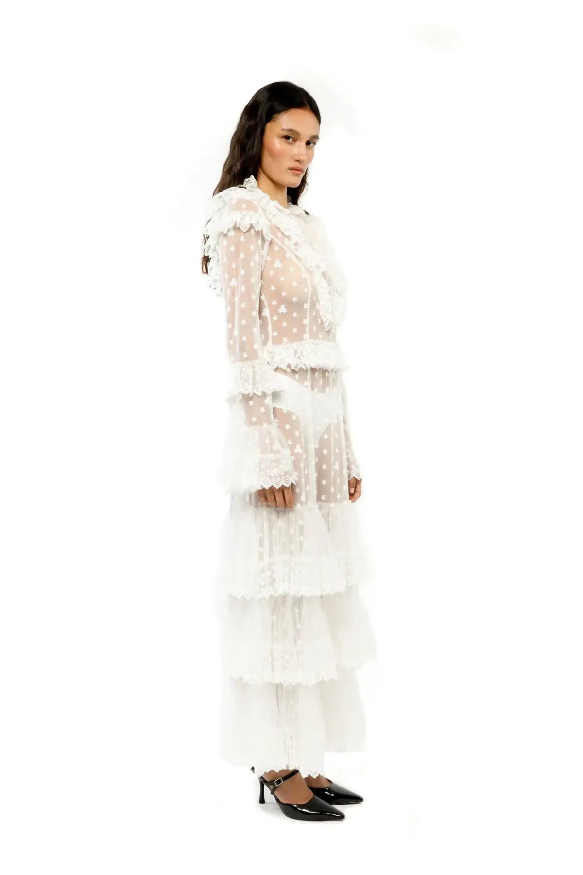 Alice By Alice Mccall Dinah Maxi Dress White Size 10 photo 2
