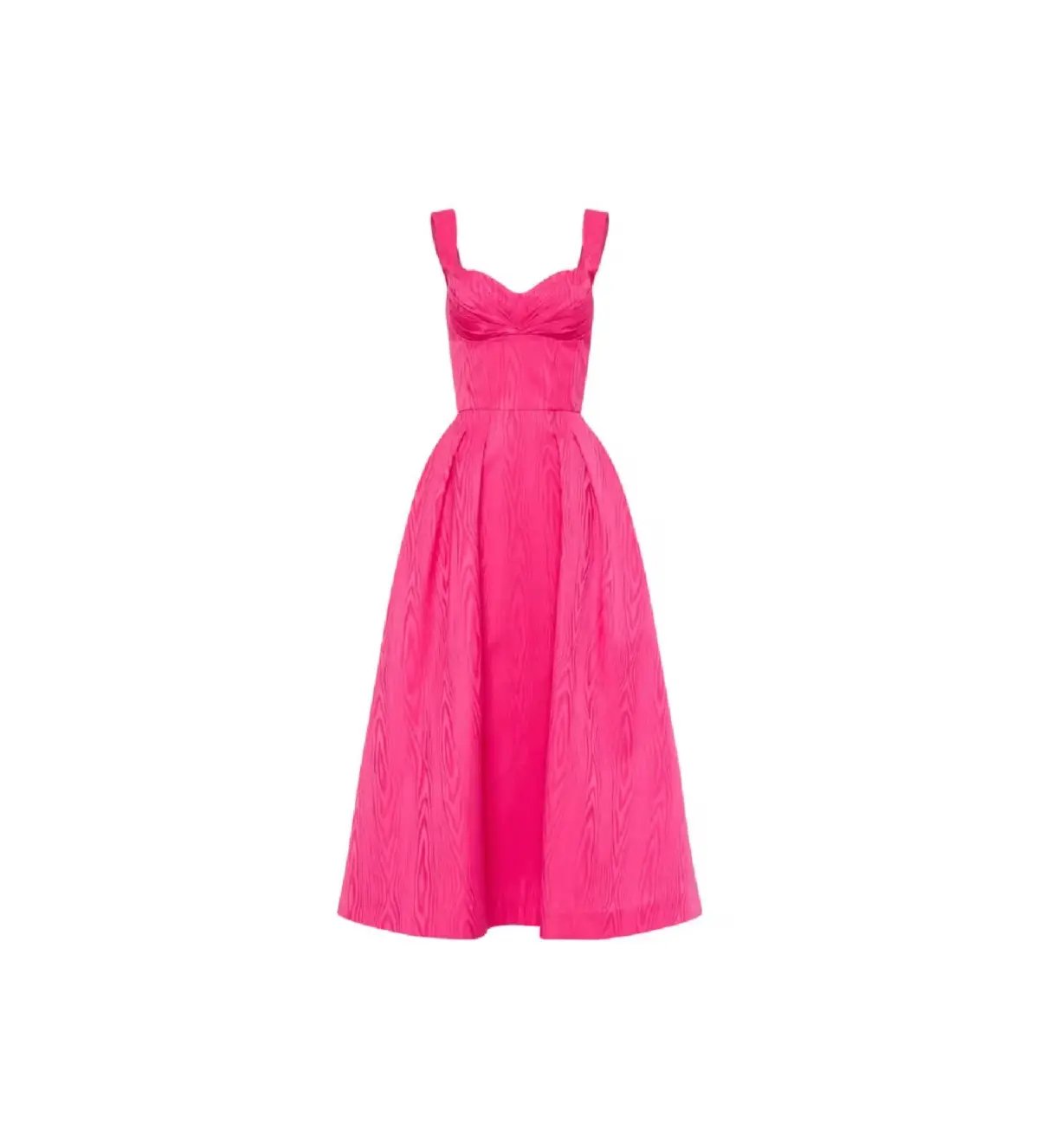 Rebecca Vallance Lyla Midi Dress Hot Pink Size 10 photo 5