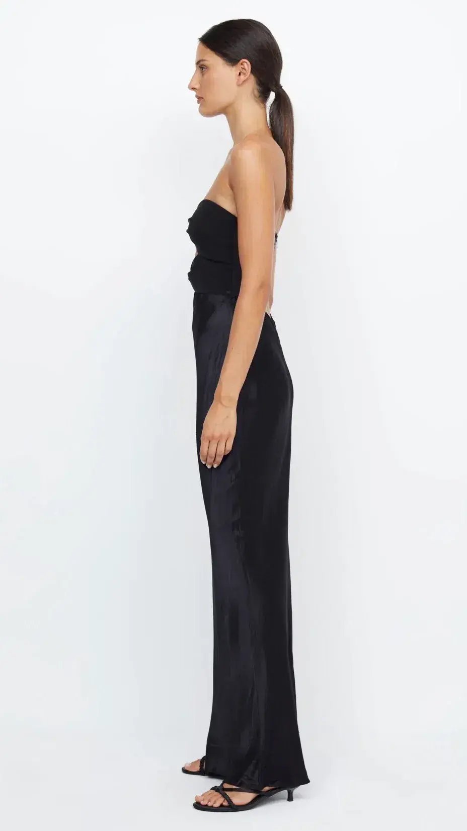 Bec & Bridge Halle Strapless Dress Black Size 8 photo 3