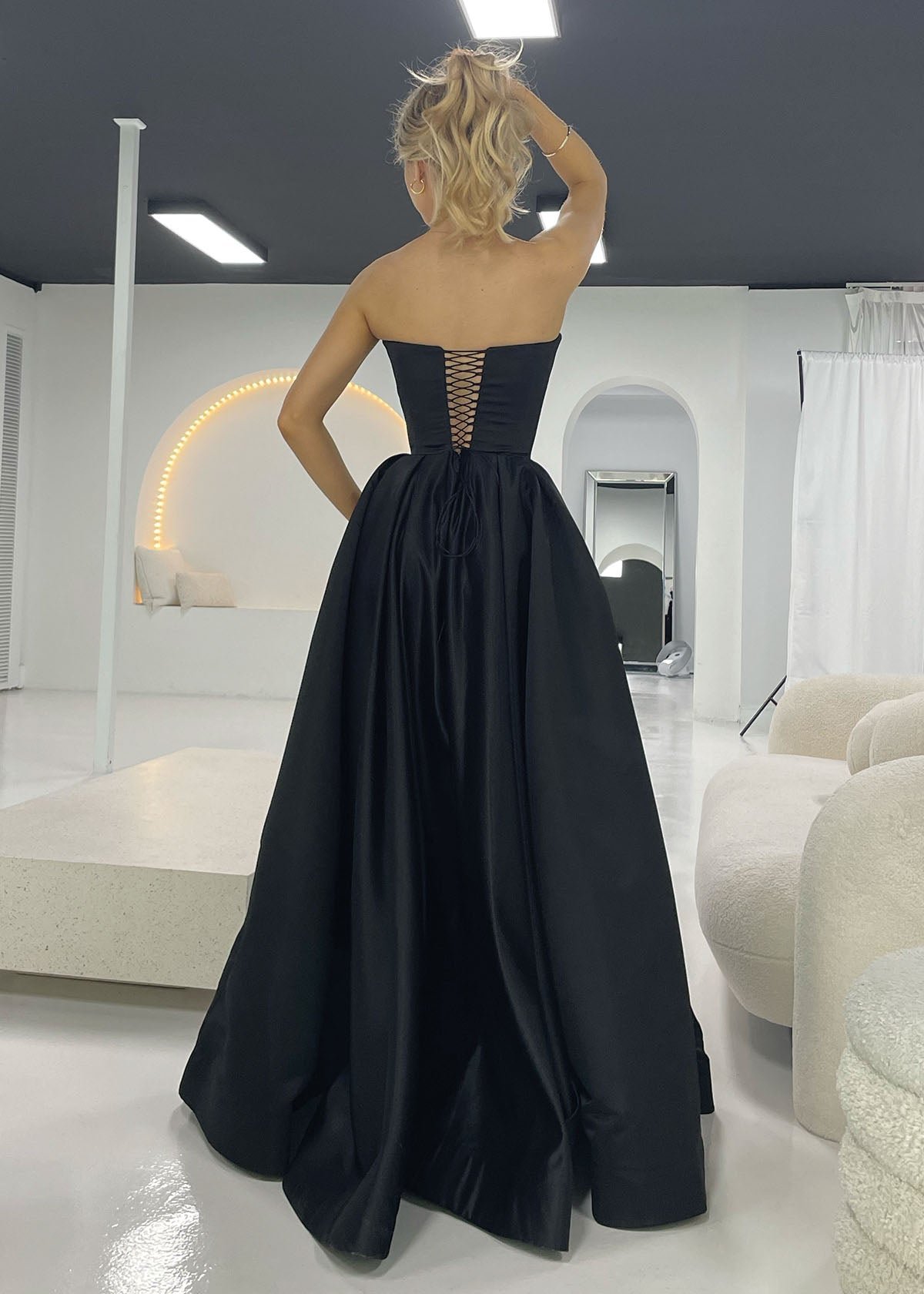 Macie Gown in Black photo 2