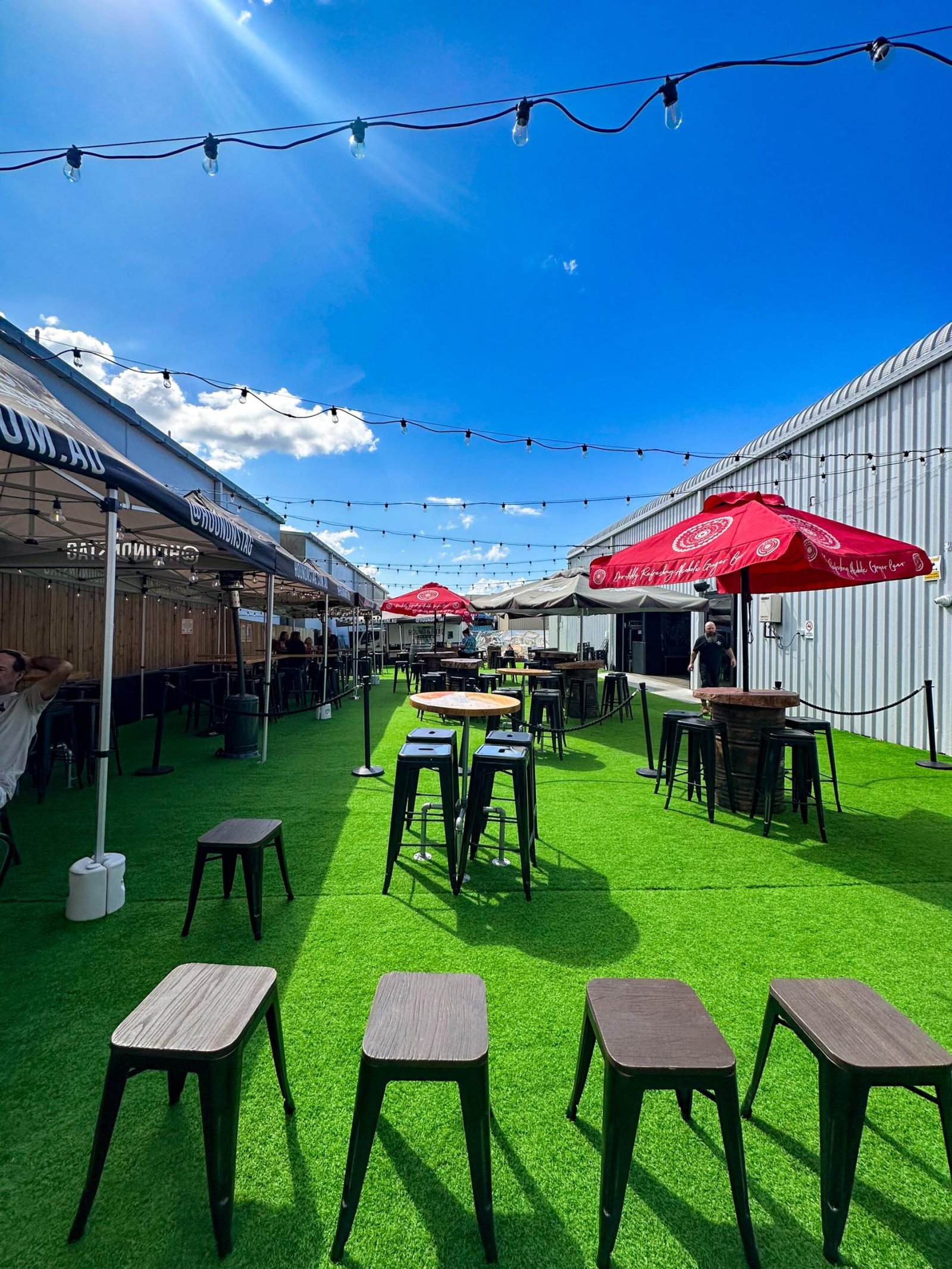 Entire Beer Garden at Hound and Stag Brewing Co photo 2