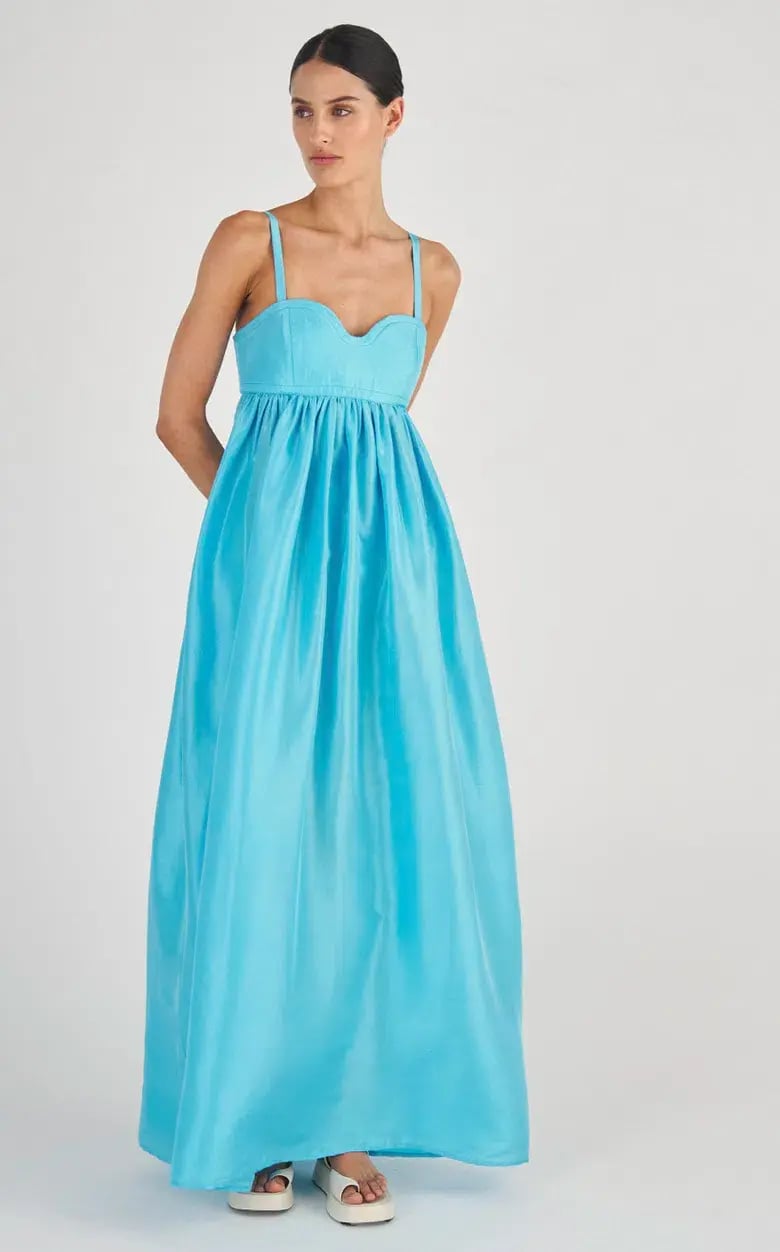 The Oroton Bodice Detail Gown Blue Size 16 photo 2