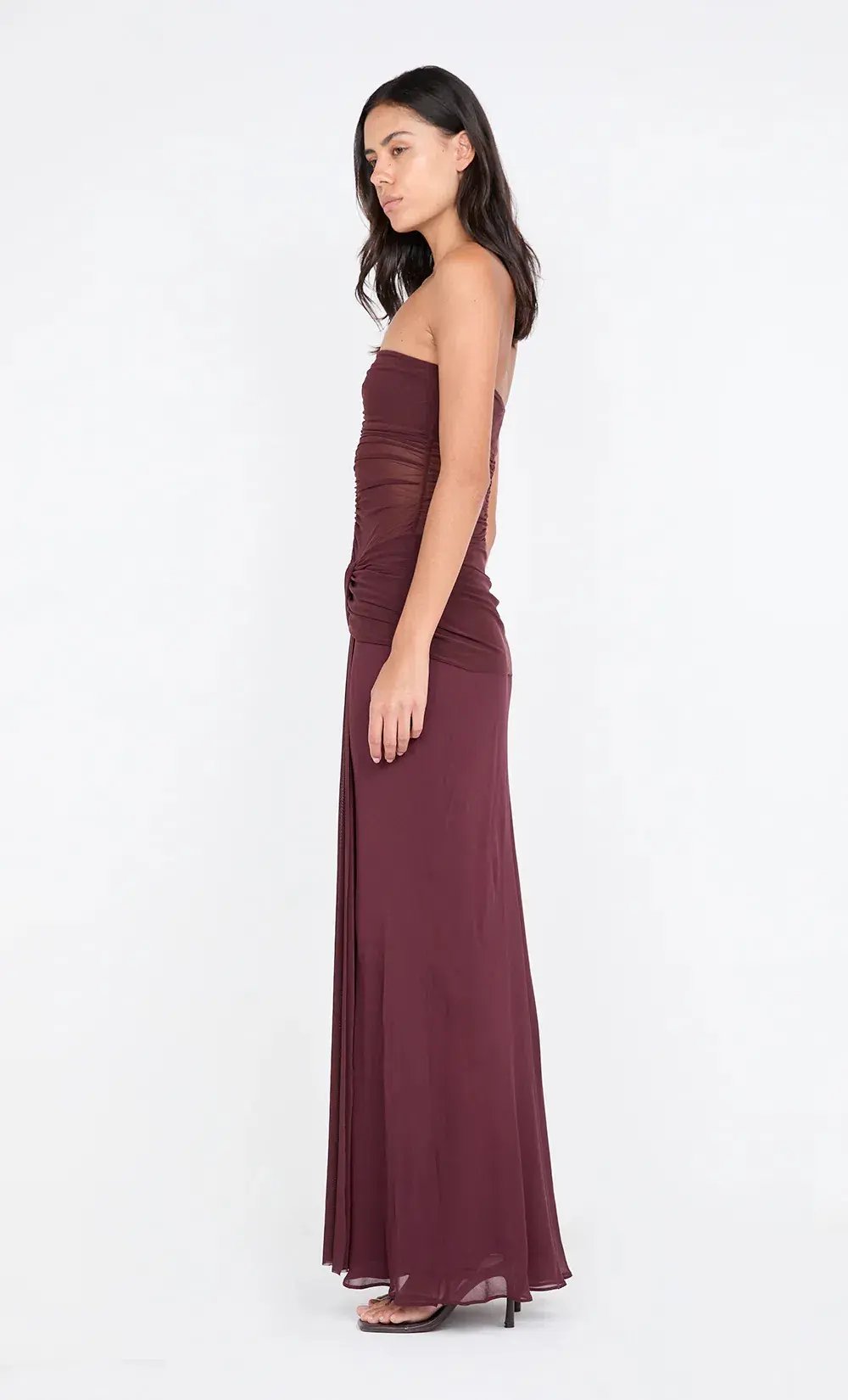 Bec & Bridge Noemi Strapless Dress in Plum Size 8 photo 3