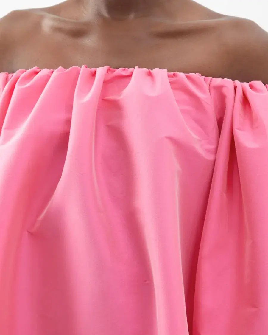 Bernadette Bobby Off-shoulder Dress Pink Size AU 6 photo 2