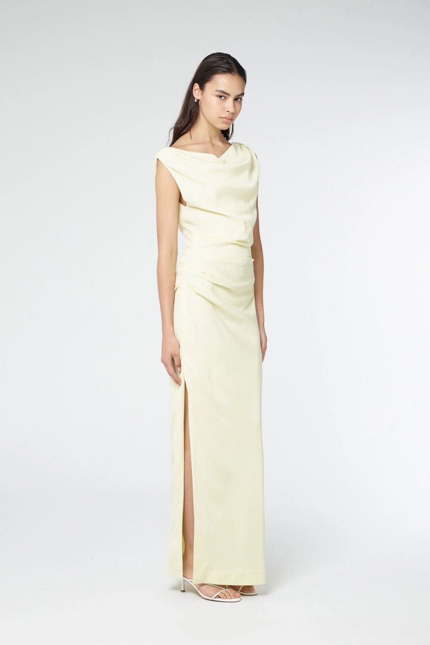 Third Form Athena Off Shoulder Maxi Dress - Sorbet photo 3