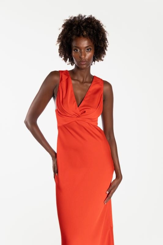One Fell Swoop Clara Dress - Pimento photo 2