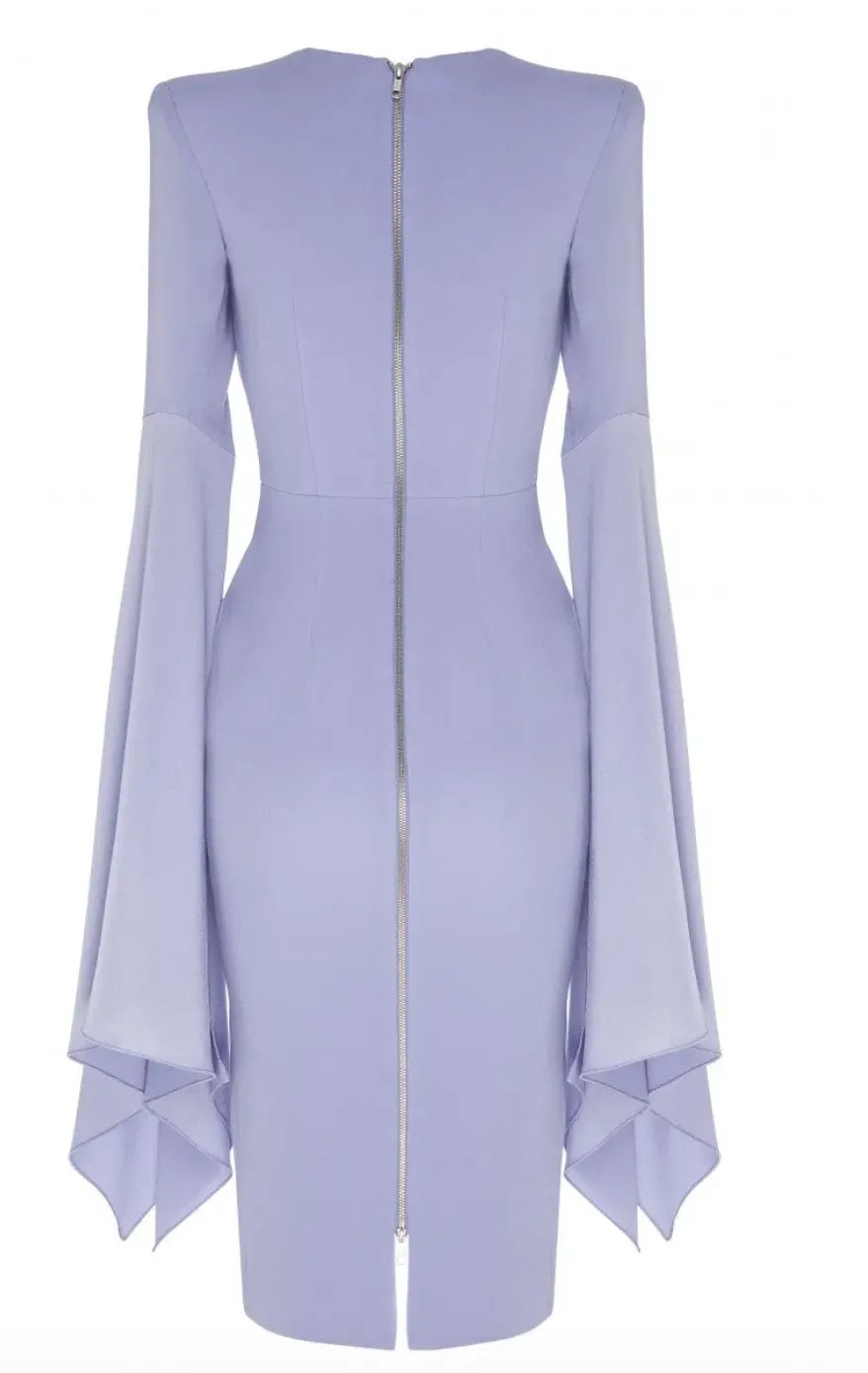 Alex Perry Cara Dress Purple Size 6 photo 3