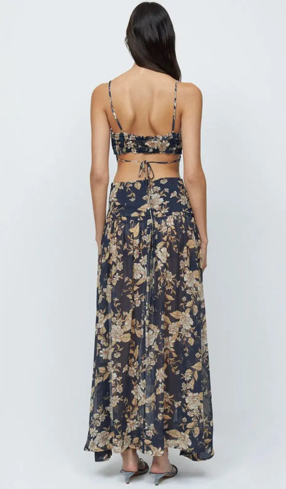 Bec & Bridge Opaline Crop Top and Maxi Skirt Set Floral Size 8 photo 3