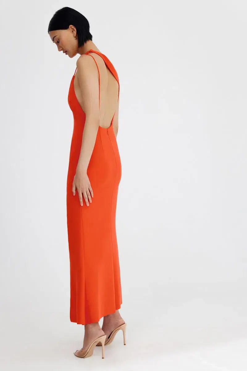 Significant Other Quinn Dress in Rust Red Size 8 photo 3