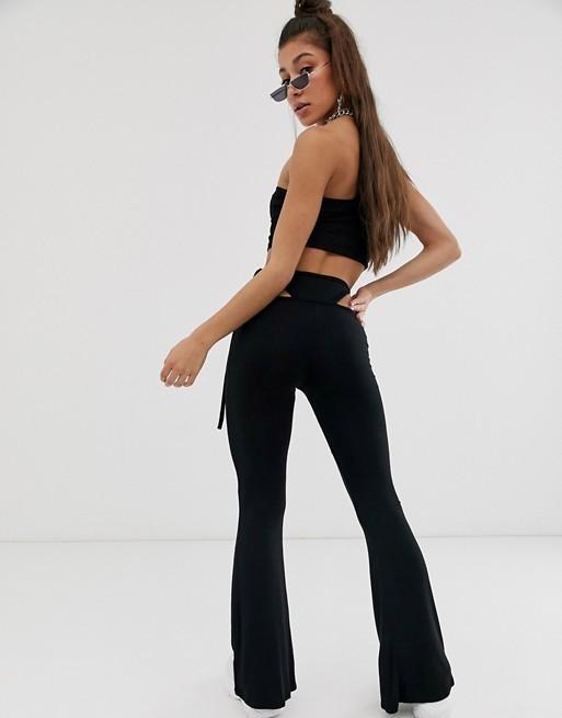 I.AM.GIA O Mighty Tribal G-String Flare Pants Black Size Medium / AU 10 photo 2