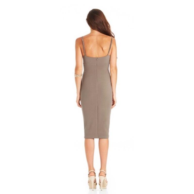 Love Nookie Heidi Bodycon Bustier Dress Brown Size 6 photo 2