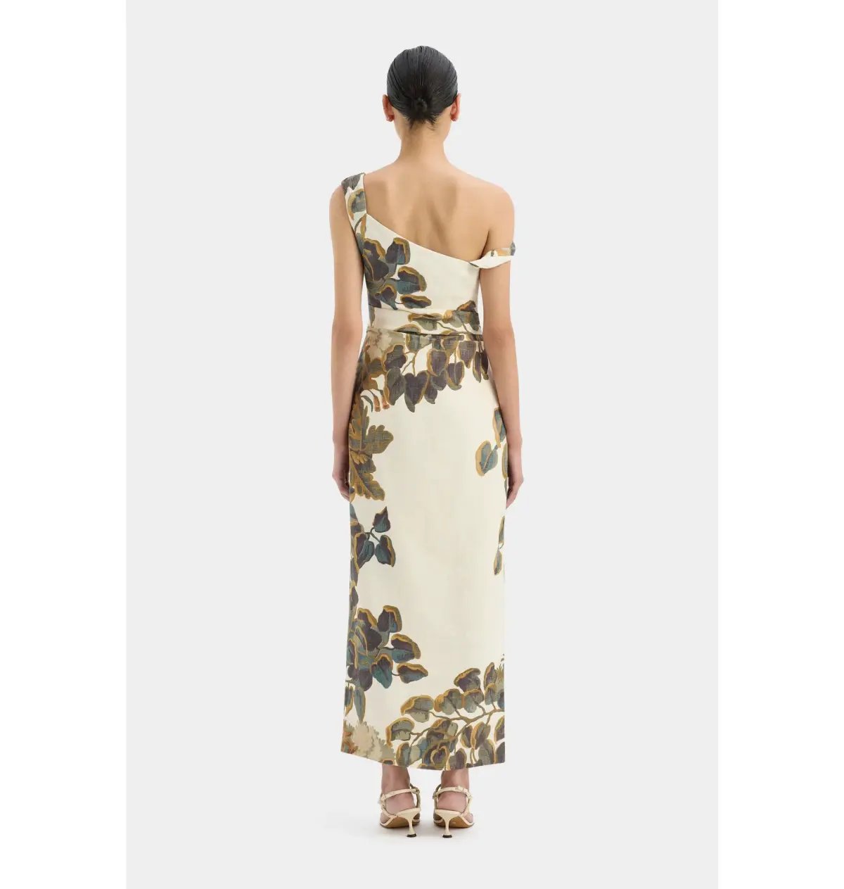 Sir The Label Evalita Twist Midi Dress Pine Valley Size AU 10 photo 3