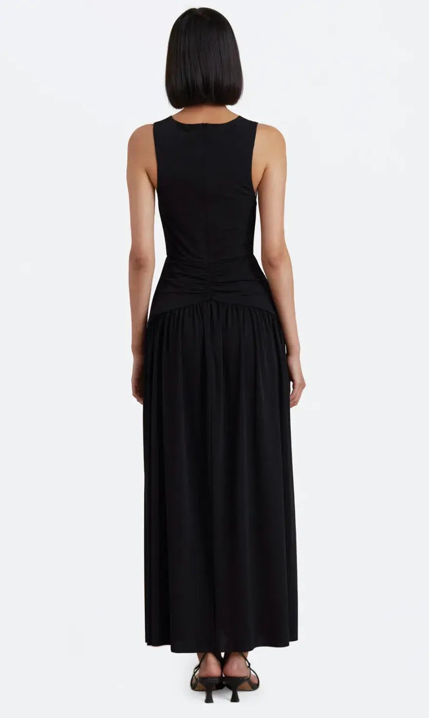 Bec & Bridge Lindsey V Maxi Dress Black Size 10 photo 4