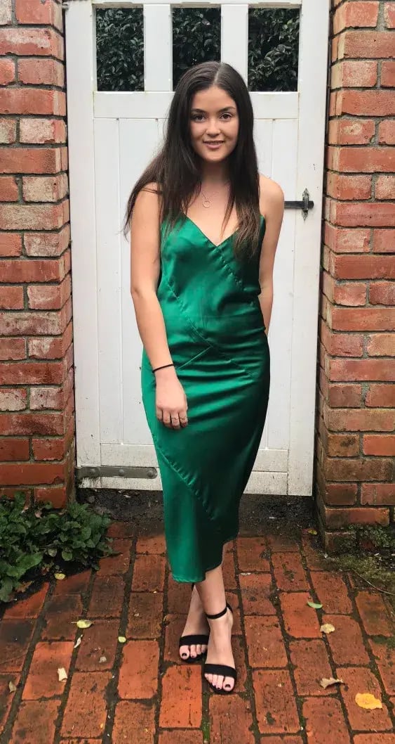 Maurie & Eve Sunrise Dress Green Size 10 photo 3