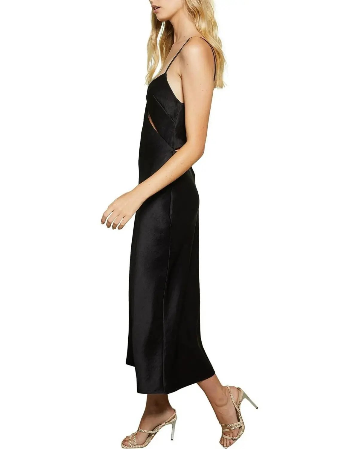 Bec & Bridge Mila Midi Dress Black Size AU 8 photo 2