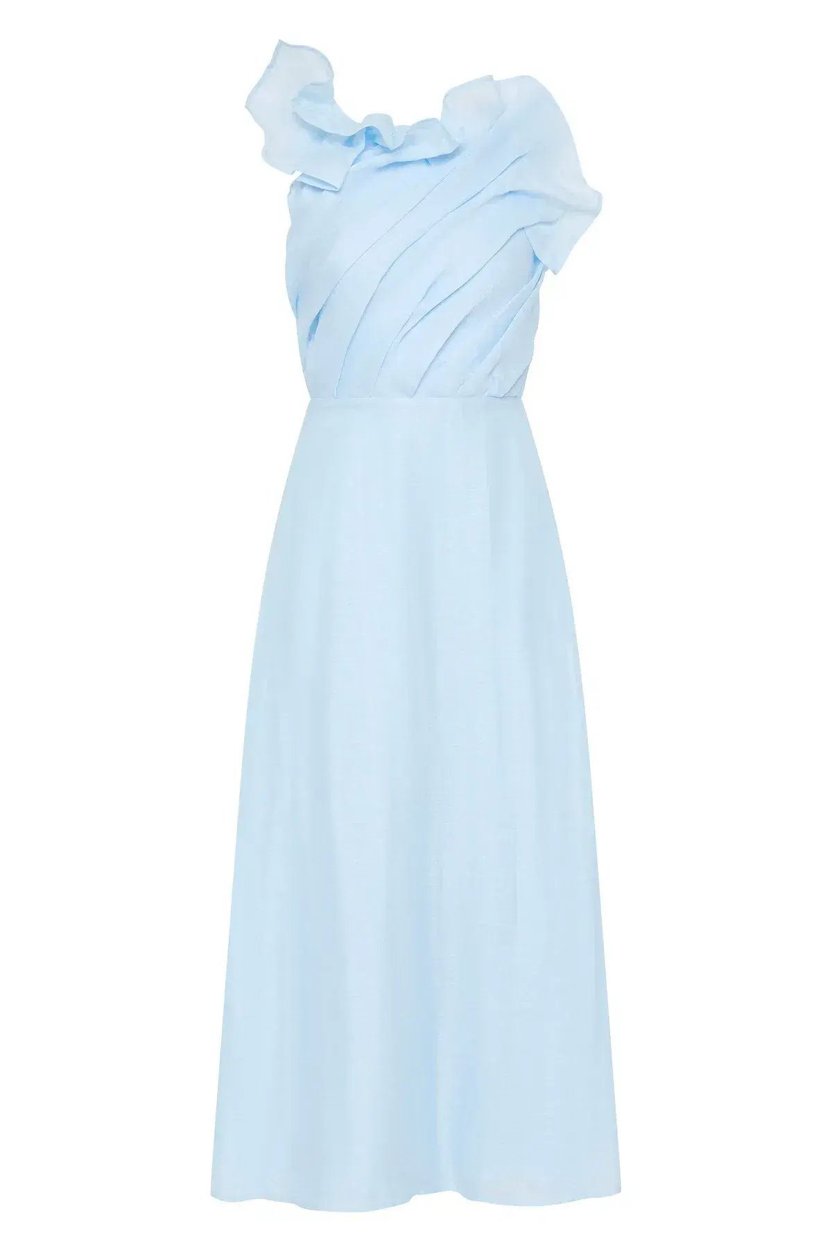Aje Genesis Midi Dress Blue  Size 8 photo 4