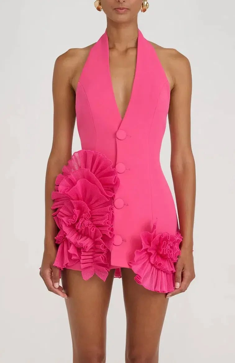 Eliya The Label Belinda Dress Magneta Size 10 photo 2