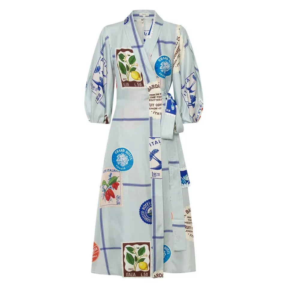 Oroton Picnic Dress Print Size 6 photo 4