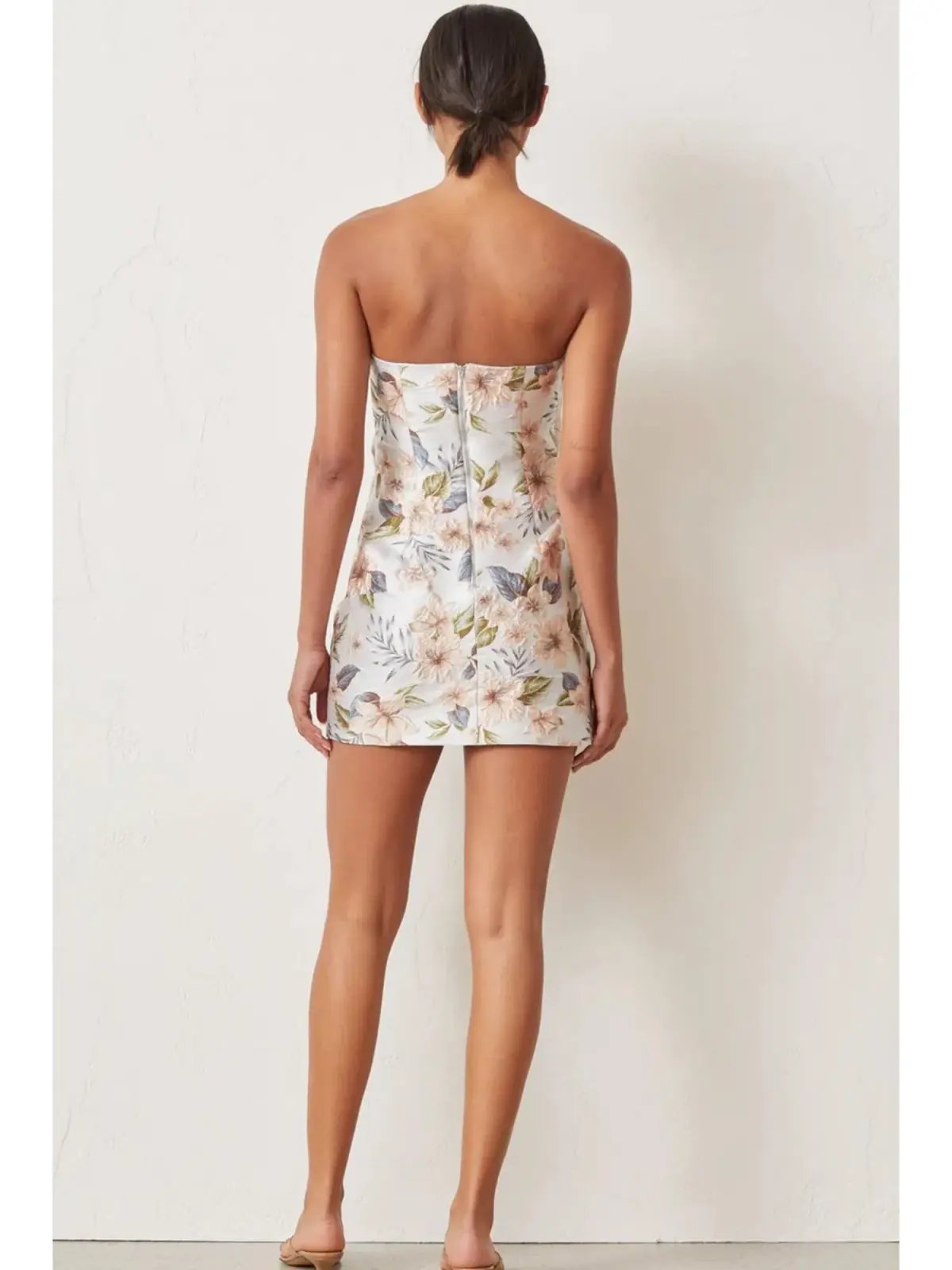 Bec & Bridge Fleurette Jacquard Mini Dress Print Size AU 6 photo 4