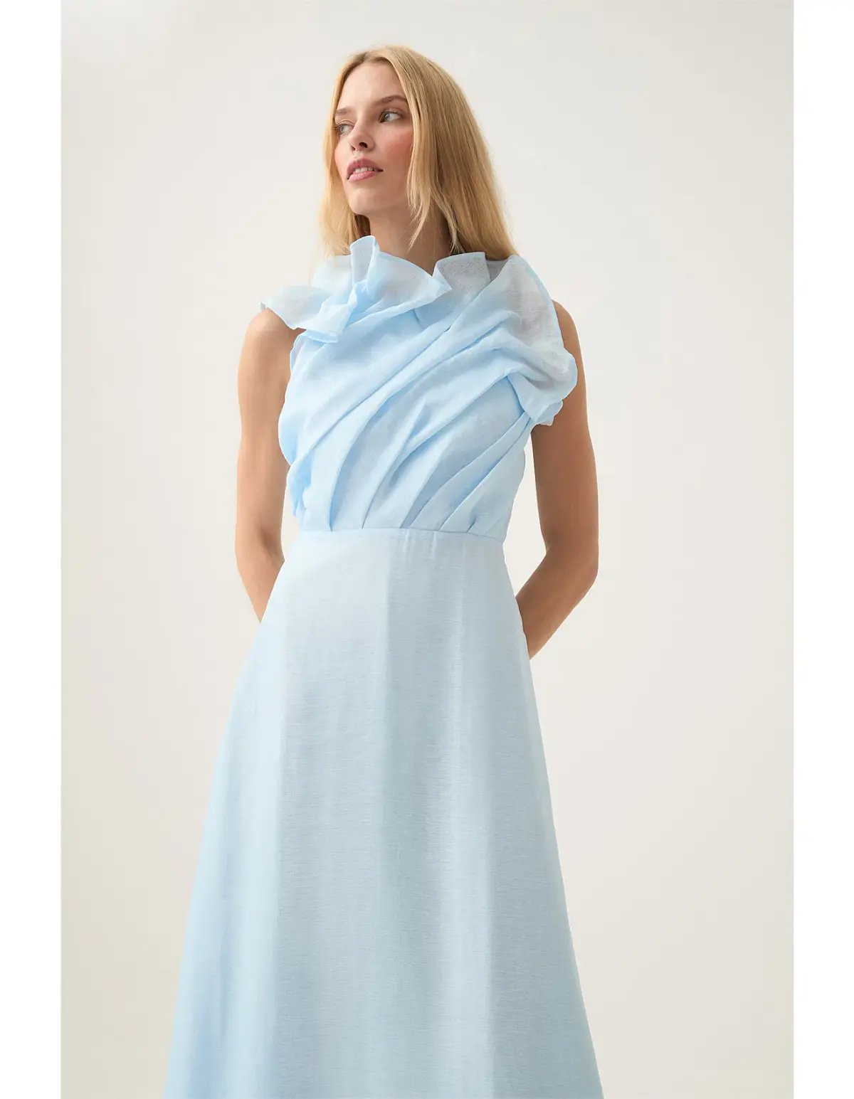 Aje Genesis Midi Dress Sea Breeze Size AU 8 photo 4