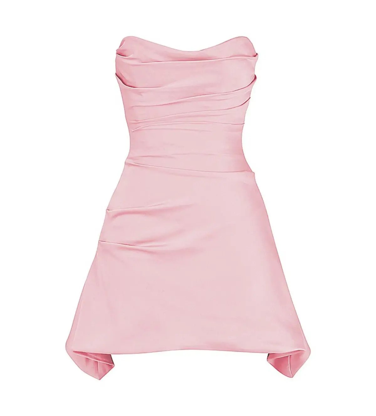 House of CB Jasmine Draped Strapless Corset Mini Dress Rose Pink Size XS/AU 6 photo 5