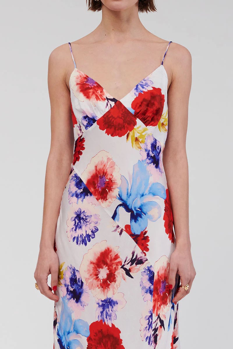 SUBOO AMIE SLIP MAXI DRESS - PRINT photo 2