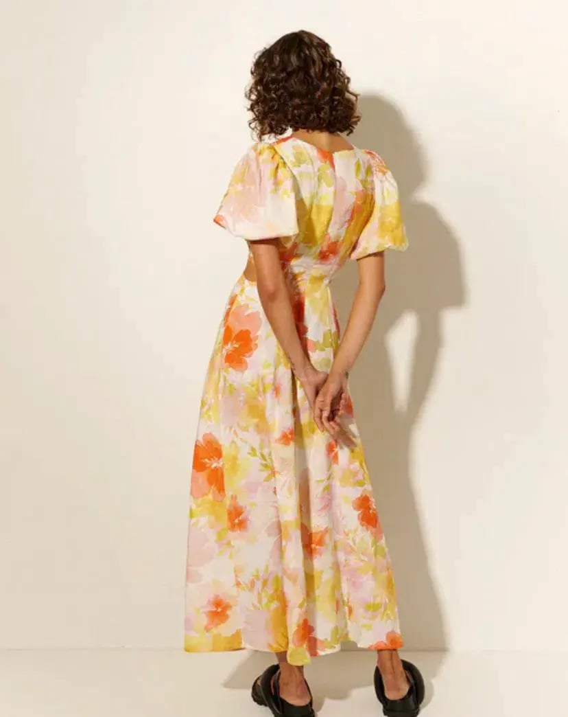 Kivari Genevieve Maxi Dress Floral Size 8 / S photo 3