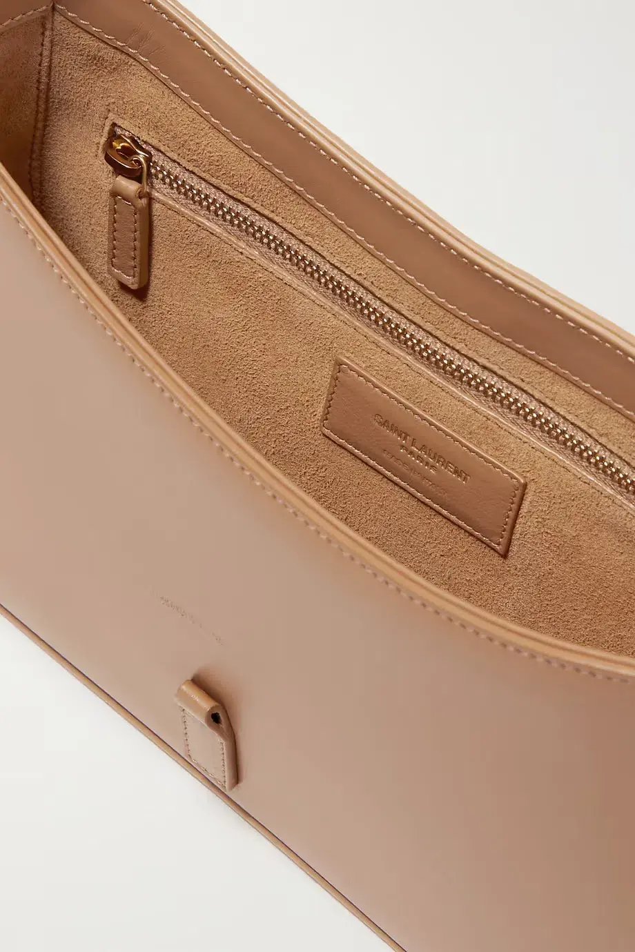 Saint Laurent Le 5 À 7 Leather Shoulder Bag Brown photo 3