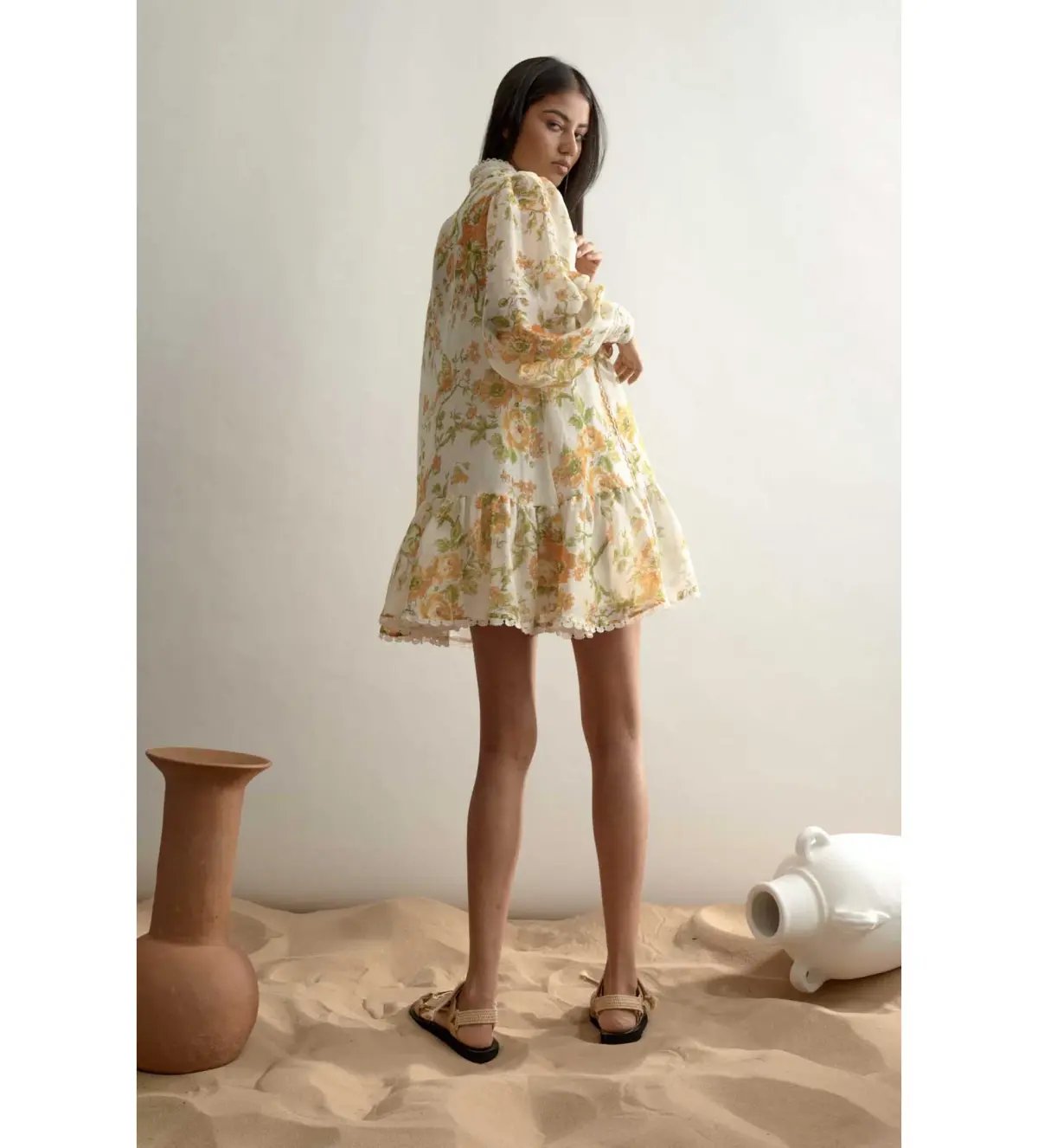 Alemais	Songbird Mini Dress Floral Size 8 photo 2