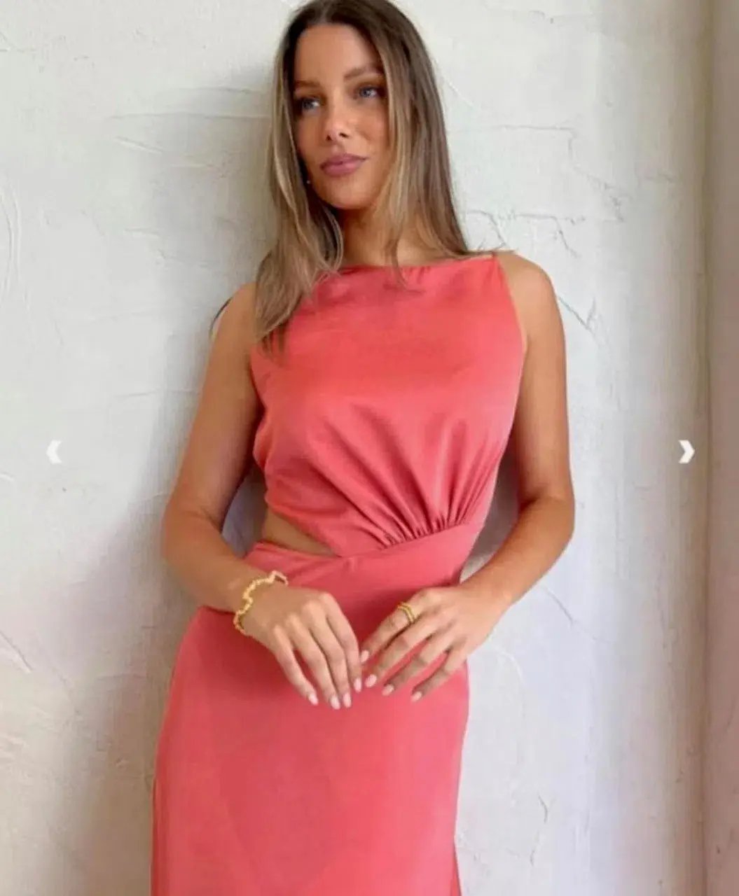 One Fell Swoop Essence Maxi Dress grapefruit Size 10 photo 7